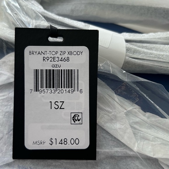 NWT DKNY Bryant Dome Crossbody Blue Top Zip Retail $148 - Picture 11 of 15